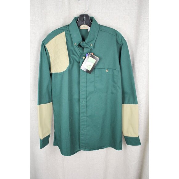 RedHead Other - RedHead Shooting Hunting Shirt Mens Medium Green Polyester Cotton Button Up